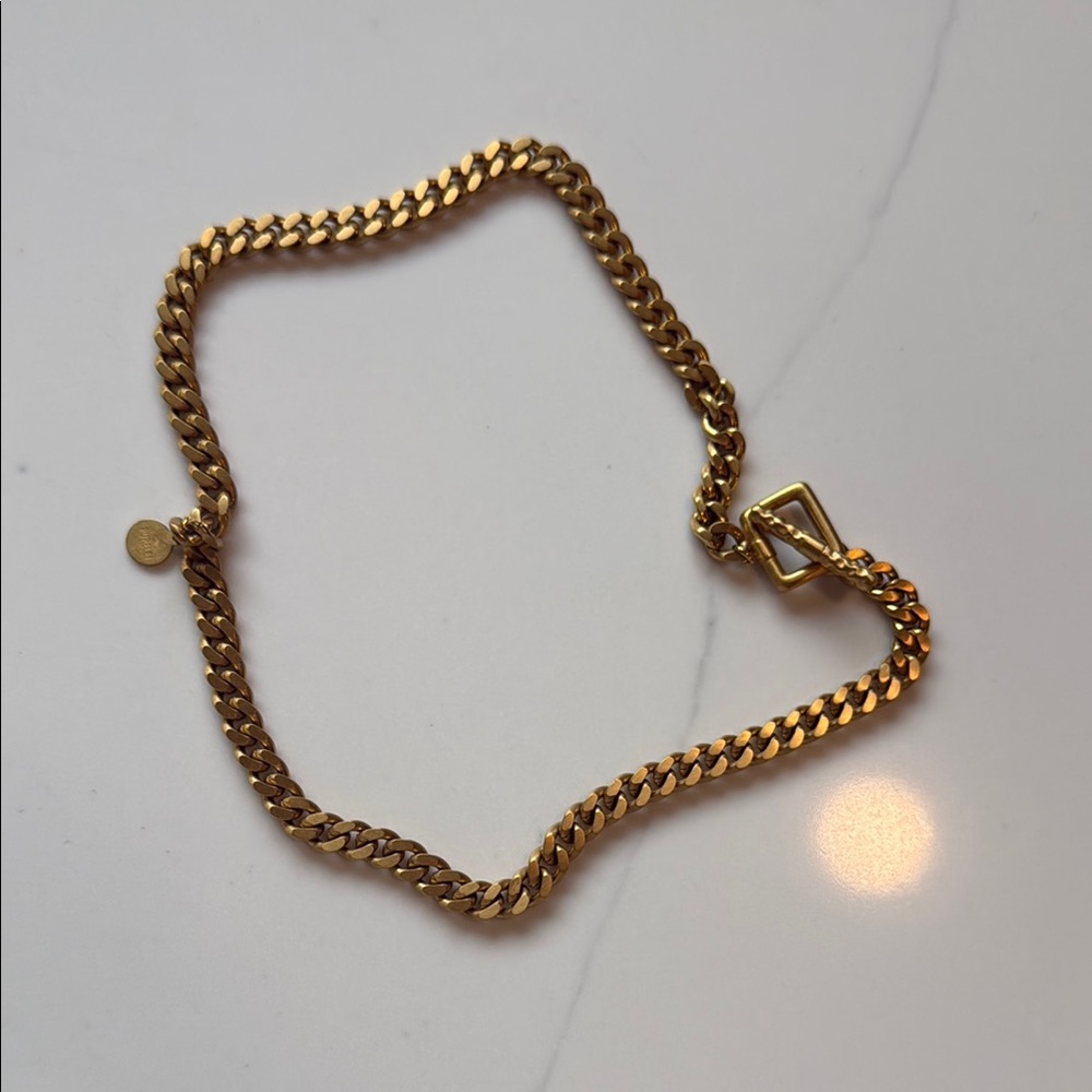 Matte Gold tarnish safe necklace